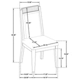 Brookmead Black 9-Piece Extension Leaf Dining Table Set by Coaster at Eve Furniture