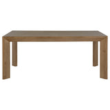Bruner Natural Brown Rectangular Dining Table by Coaster at Eve Furniture