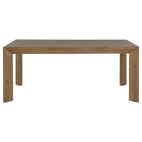 Bruner Natural Brown Rectangular Dining Table by Coaster at Eve Furniture