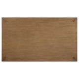 Bruner Natural Brown Rectangular Dining Table by Coaster at Eve Furniture