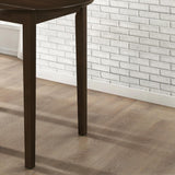 Bucknell Cappuccino/Tan 3-Piece Dining Set with Drop Leaf by Coaster at Eve Furniture