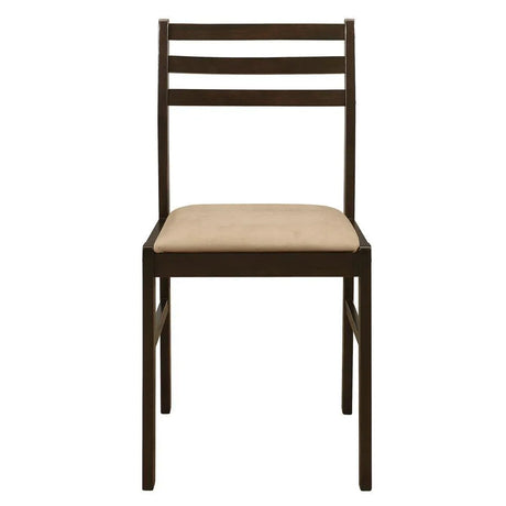 Bucknell Cappuccino/Tan 3-Piece Dining Set with Drop Leaf by Coaster at Eve Furniture