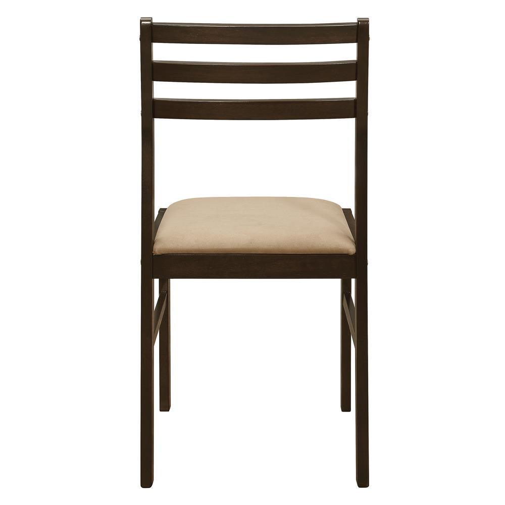 Bucknell Cappuccino/Tan 3-Piece Dining Set with Drop Leaf by Coaster at Eve Furniture