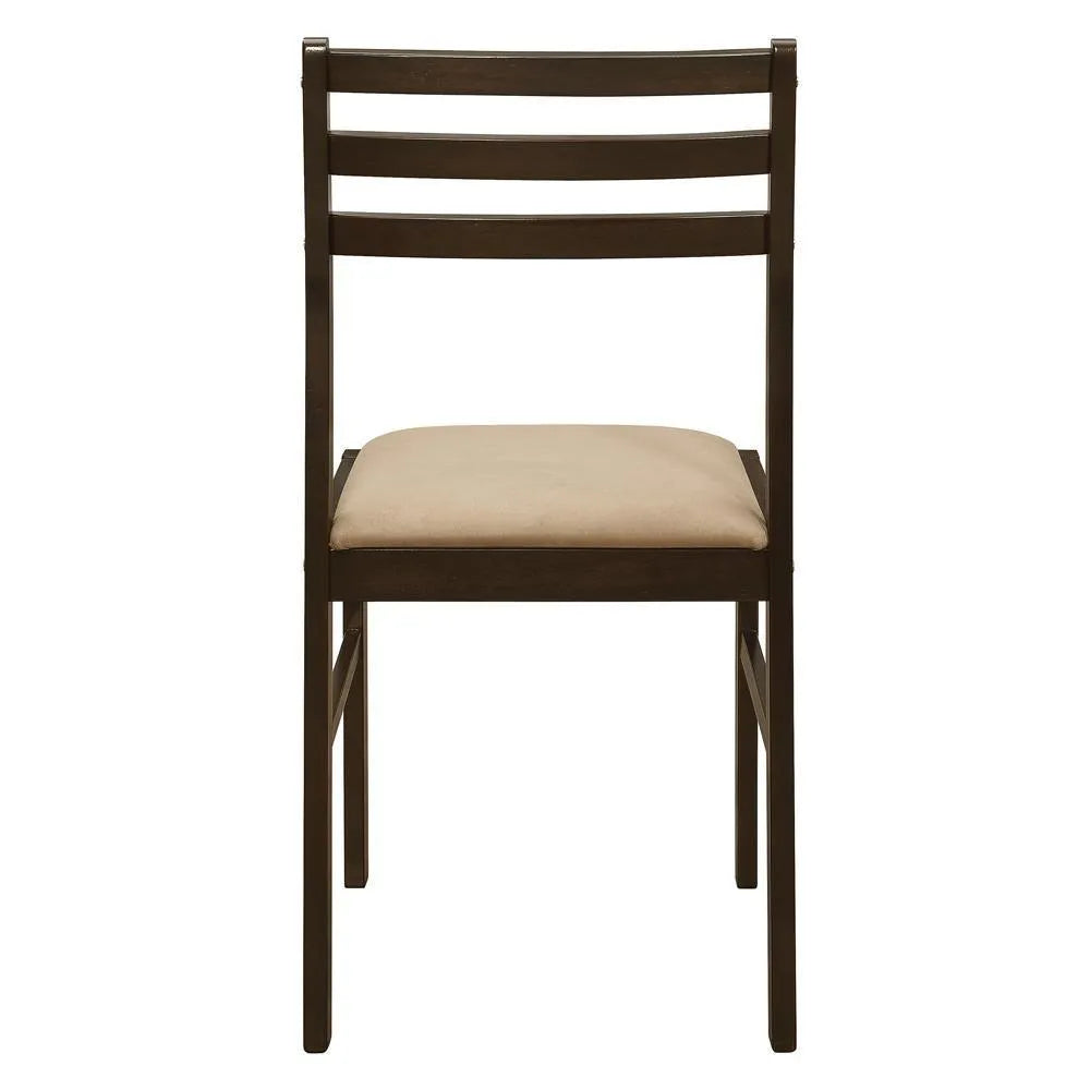 Bucknell Cappuccino/Tan 3-Piece Dining Set with Drop Leaf by Coaster at Eve Furniture