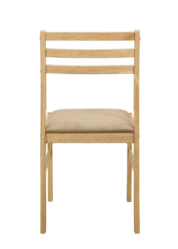 Bucknell Natural/Tan 3-Piece Dining Set with Drop Leaf by Coaster at Eve Furniture