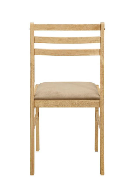 Bucknell Natural/Tan 3-Piece Dining Set with Drop Leaf by Coaster at Eve Furniture