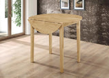 Bucknell Natural/Tan 3-Piece Dining Set with Drop Leaf by Coaster at Eve Furniture