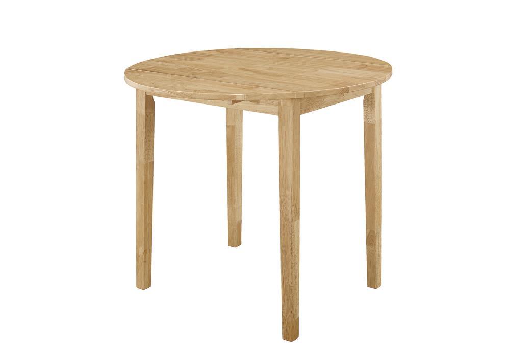 Bucknell Natural/Tan 3-Piece Dining Set with Drop Leaf by Coaster at Eve Furniture