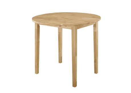 Bucknell Natural/Tan 3-Piece Dining Set with Drop Leaf by Coaster at Eve Furniture