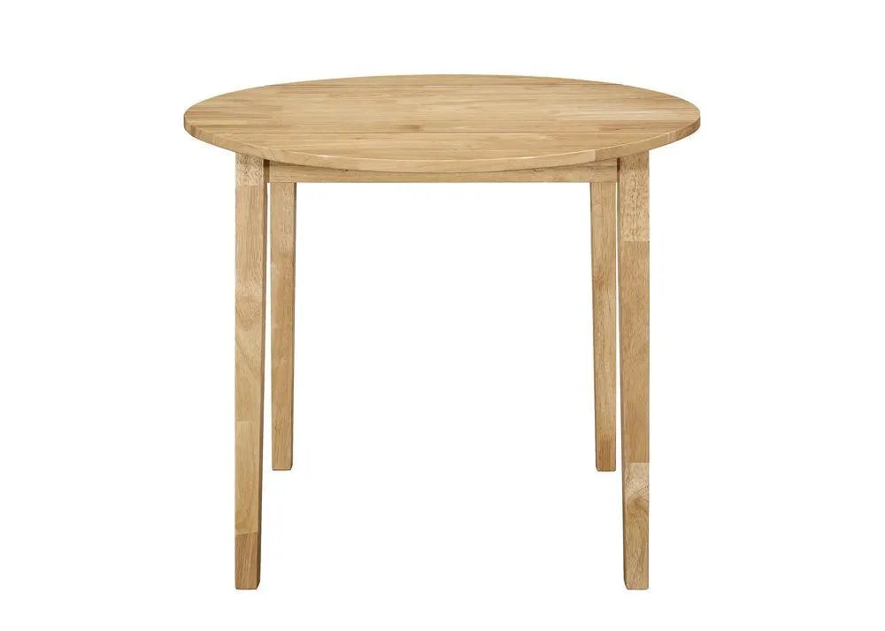 Bucknell Natural/Tan 3-Piece Dining Set with Drop Leaf by Coaster at Eve Furniture