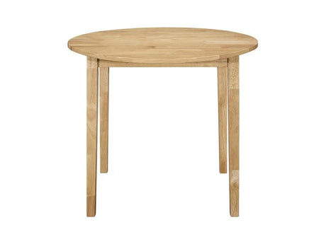 Bucknell Natural/Tan 3-Piece Dining Set with Drop Leaf by Coaster at Eve Furniture