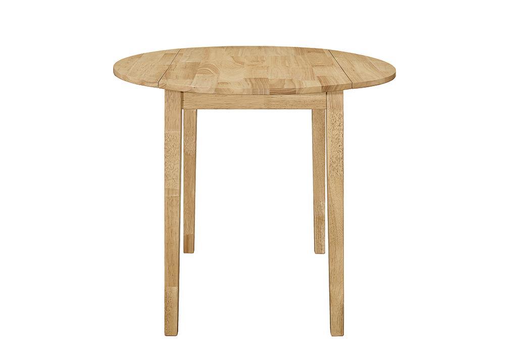 Bucknell Natural/Tan 3-Piece Dining Set with Drop Leaf by Coaster at Eve Furniture