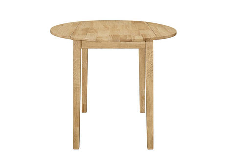 Bucknell Natural/Tan 3-Piece Dining Set with Drop Leaf by Coaster at Eve Furniture