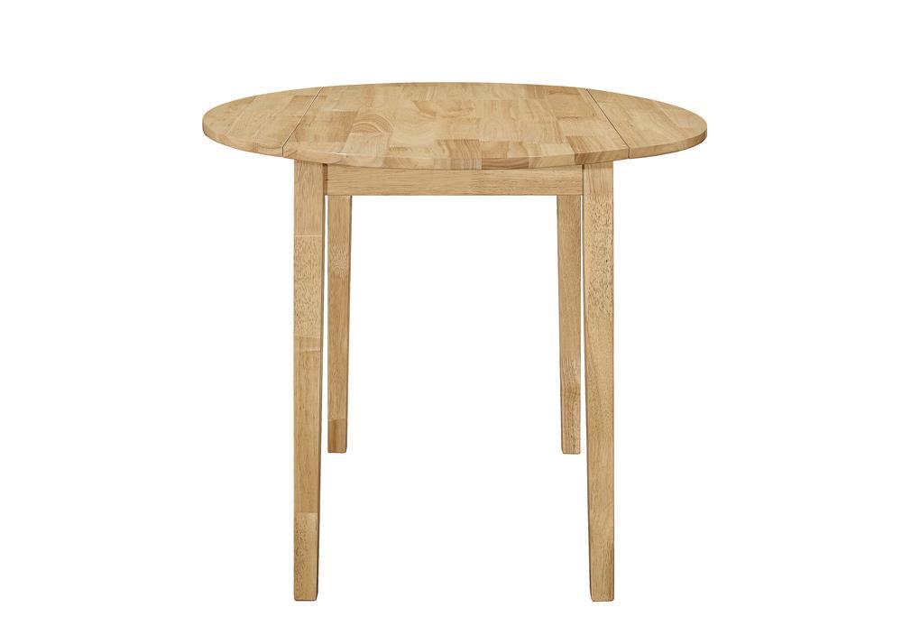 Bucknell Natural/Tan 3-Piece Dining Set with Drop Leaf by Coaster at Eve Furniture