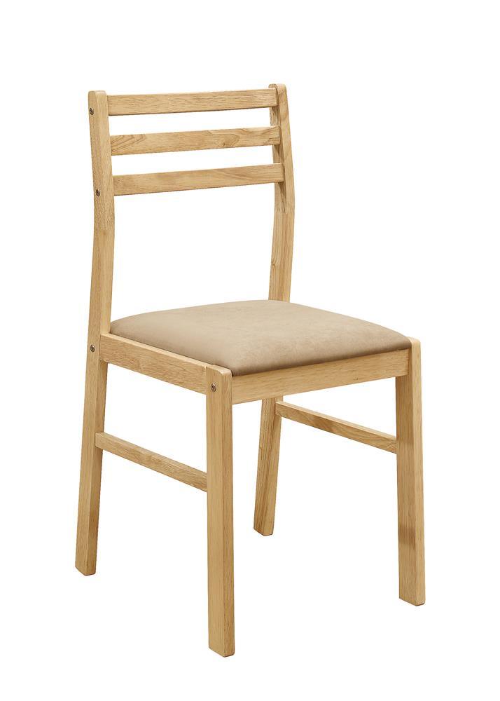 Bucknell Natural/Tan 3-Piece Dining Set with Drop Leaf by Coaster at Eve Furniture