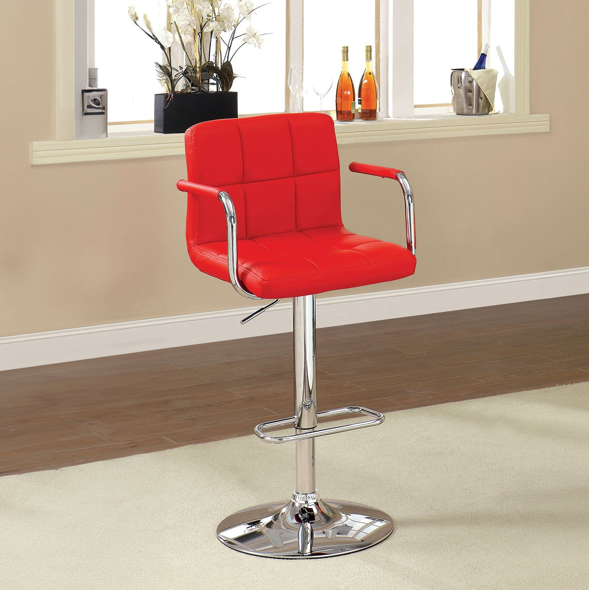 Corfu Red Bar Stool