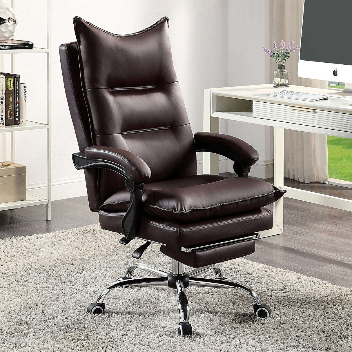 Perce Brown Office Chair