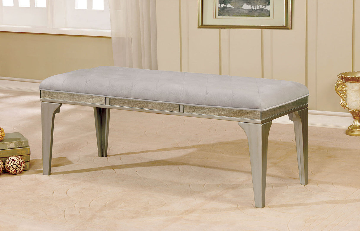 Diocles Silver/Gray Bench