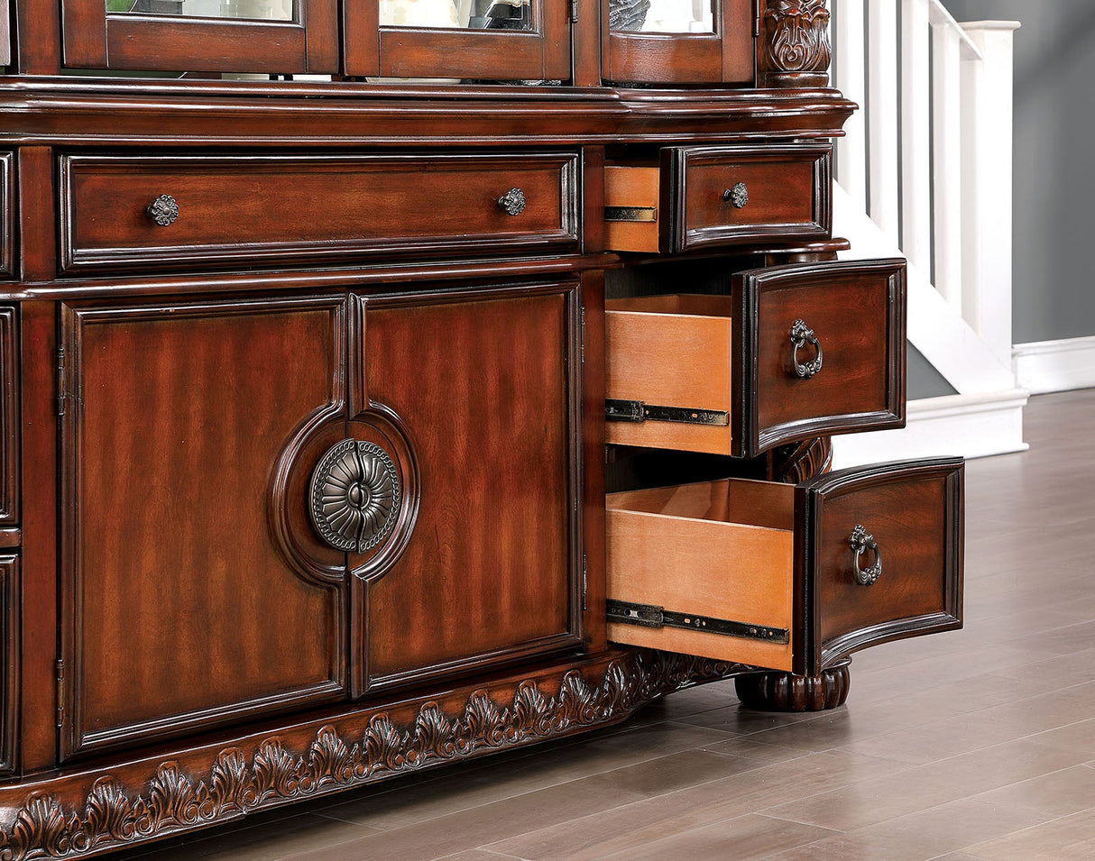 Canyonville Brown Cherry Hutch & Buffet