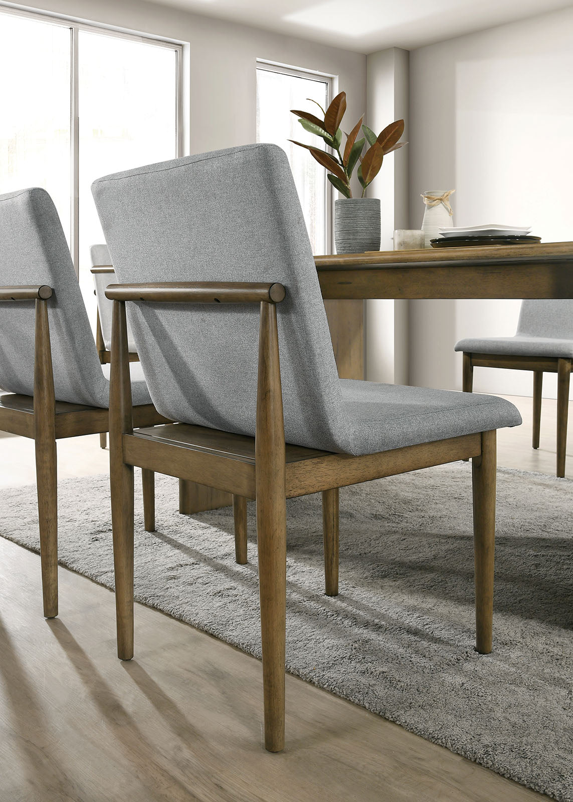 St Gallen Natural Tone/Light Gray Chair (2/Ctn)