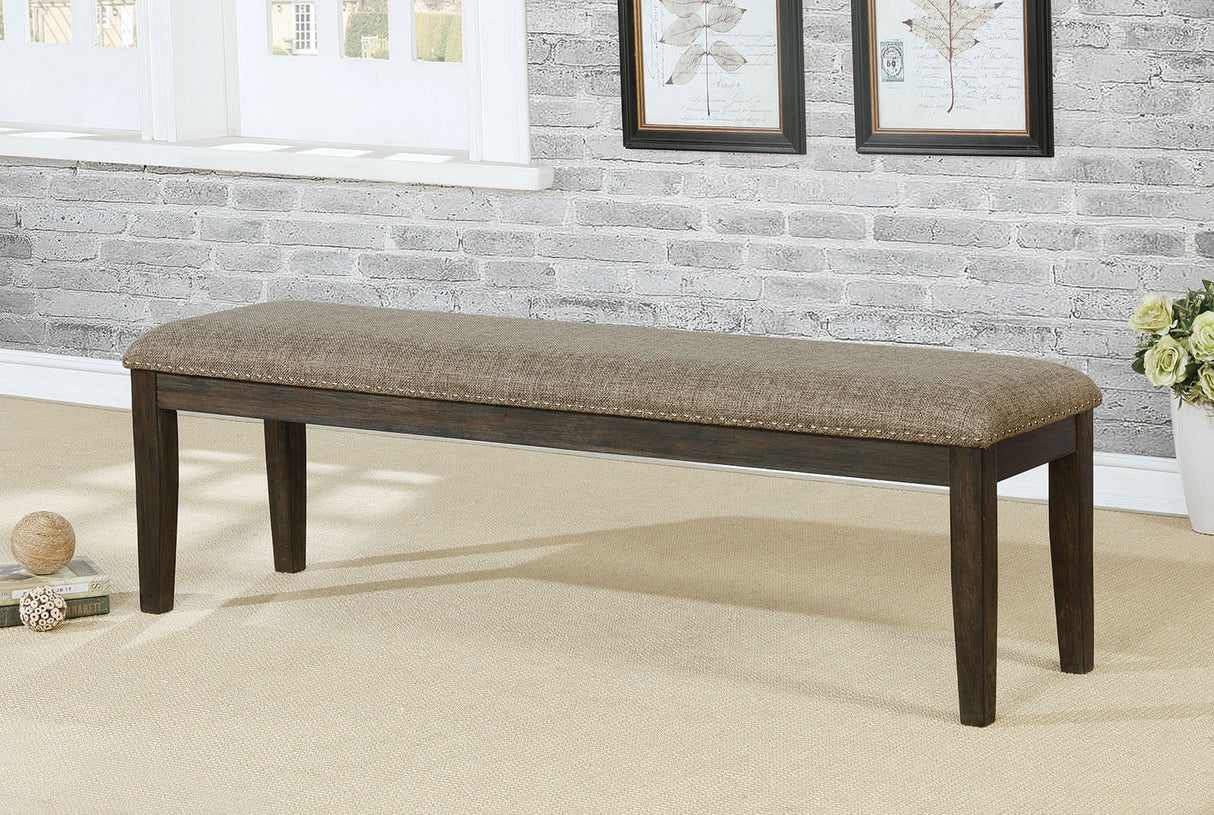 Faulk Espresso/Warm Gray Bench