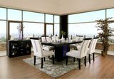 Evangeline Black/Beige Dining Table