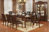 Sylvana Brown Cherry/Espresso Dining Table