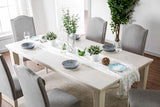 Daniella Antique White/Gray Dining Table