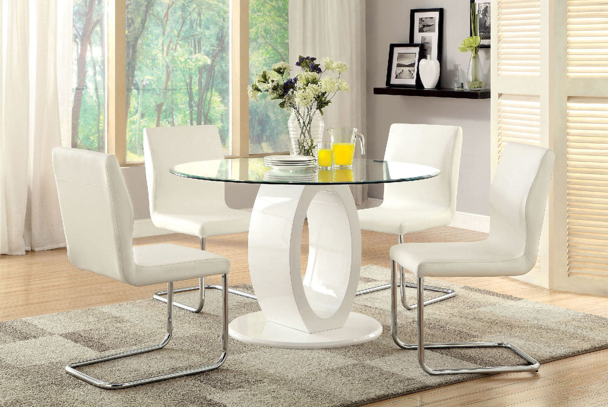 Lodia White Dining Table