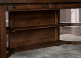 Fredonia Rustic Oak Counter Ht. Table