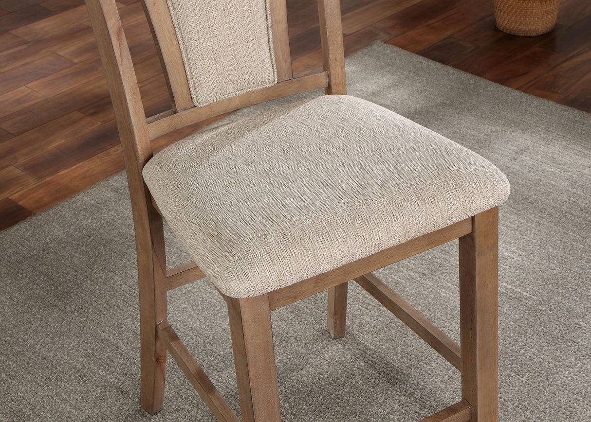 Upminster Natural Tone/Beige Chair (2/Ctn)