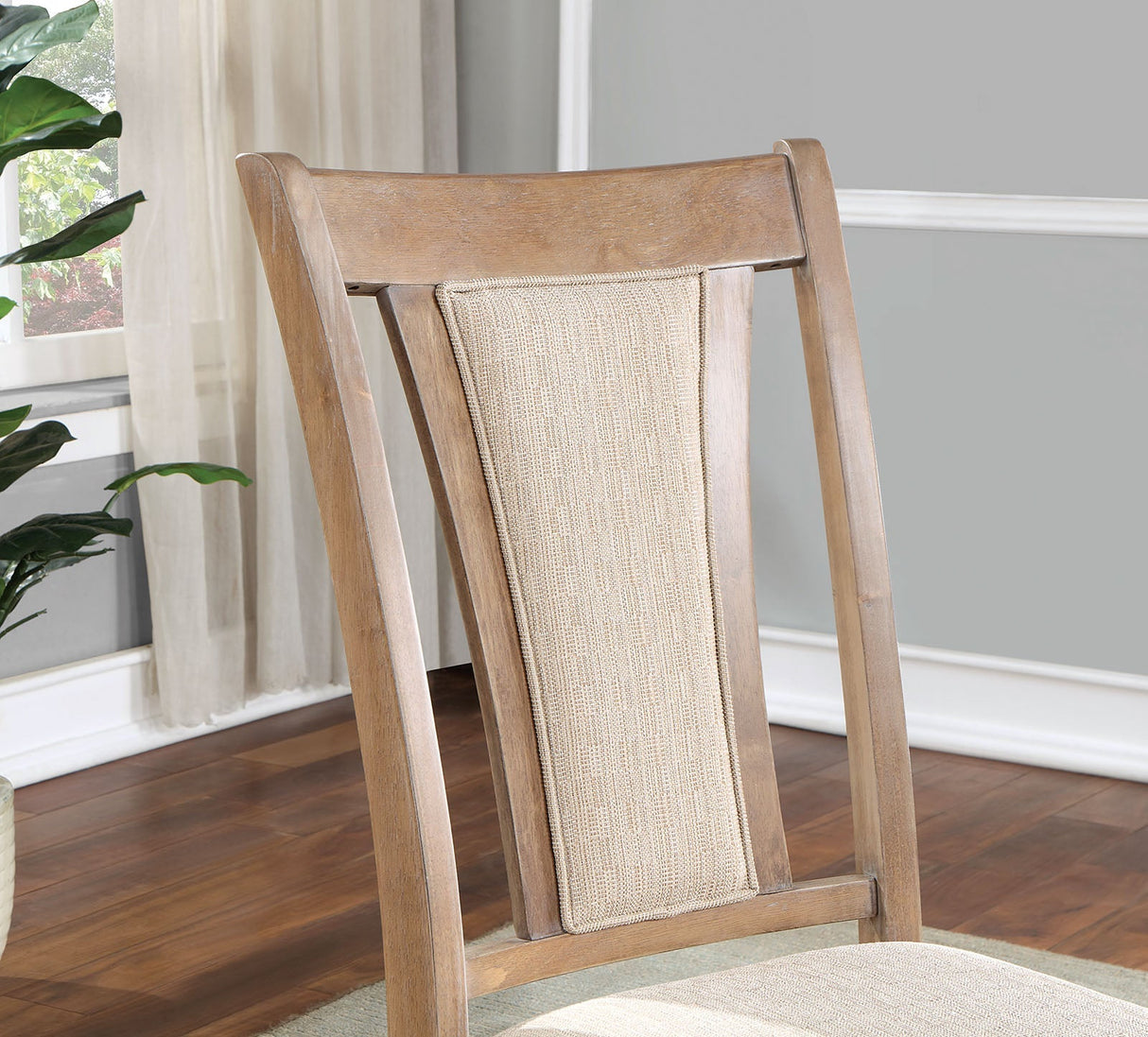 Upminster Natural Tone/Beige Chair (2/Ctn)