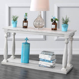 Arlington Antique White Sofa Table