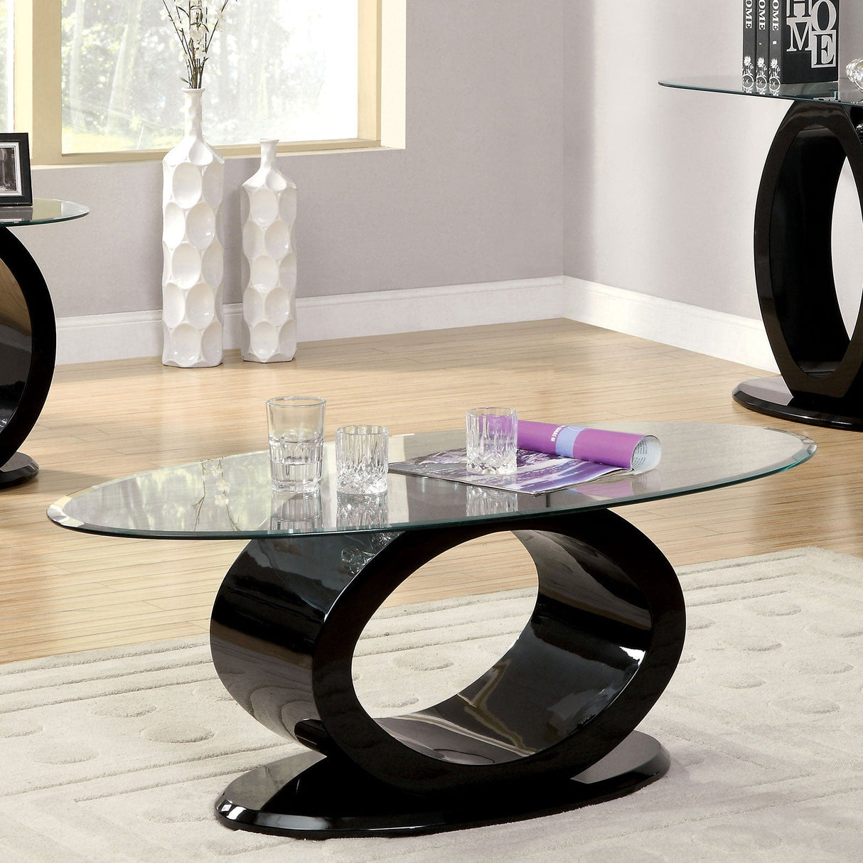 Lodia Black Coffee Table