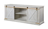 Borrego Antique White TV Console