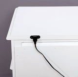 Belva White Night Stand