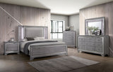 Alanis Light Gray King Bed