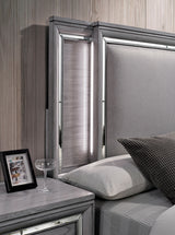 Alanis Light Gray Queen Bed