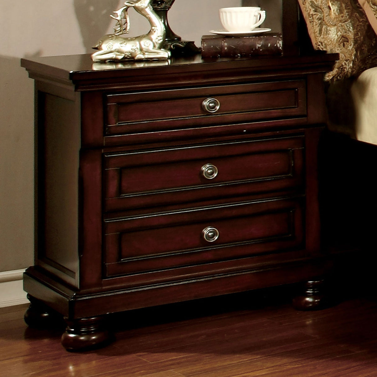 Northville Dark Cherry Night Stand