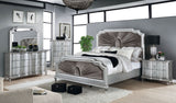 Aalok Silver/Warm Gray King Bed by Furniture of America - Eve Furniture