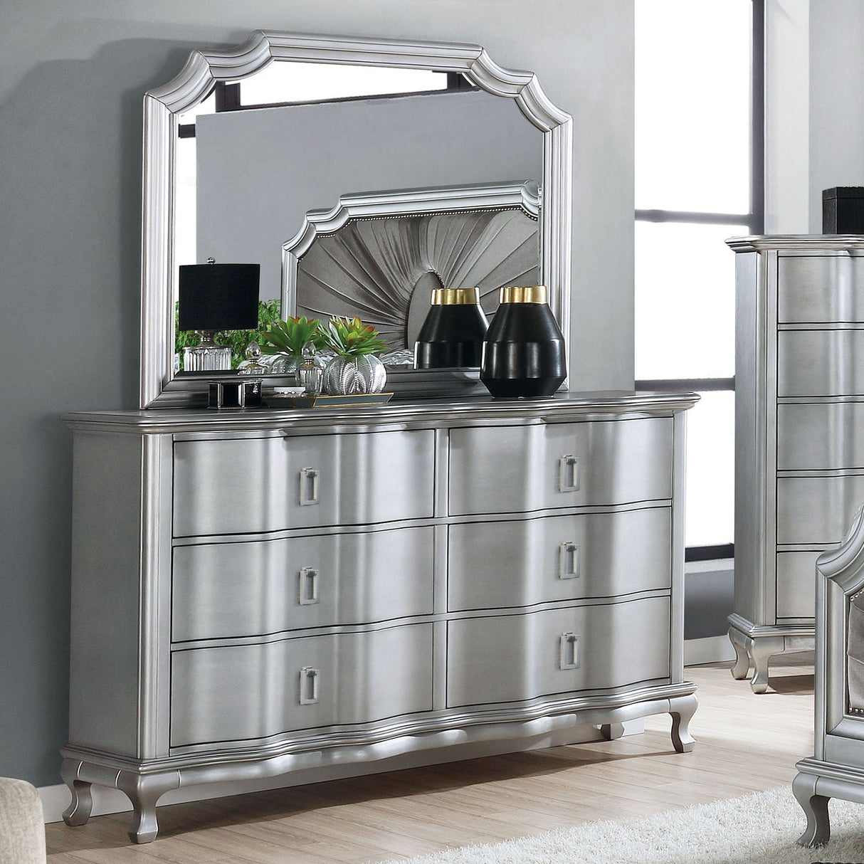 Aalok Silver Dresser