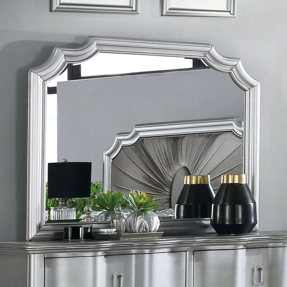 Aalok Silver Mirror