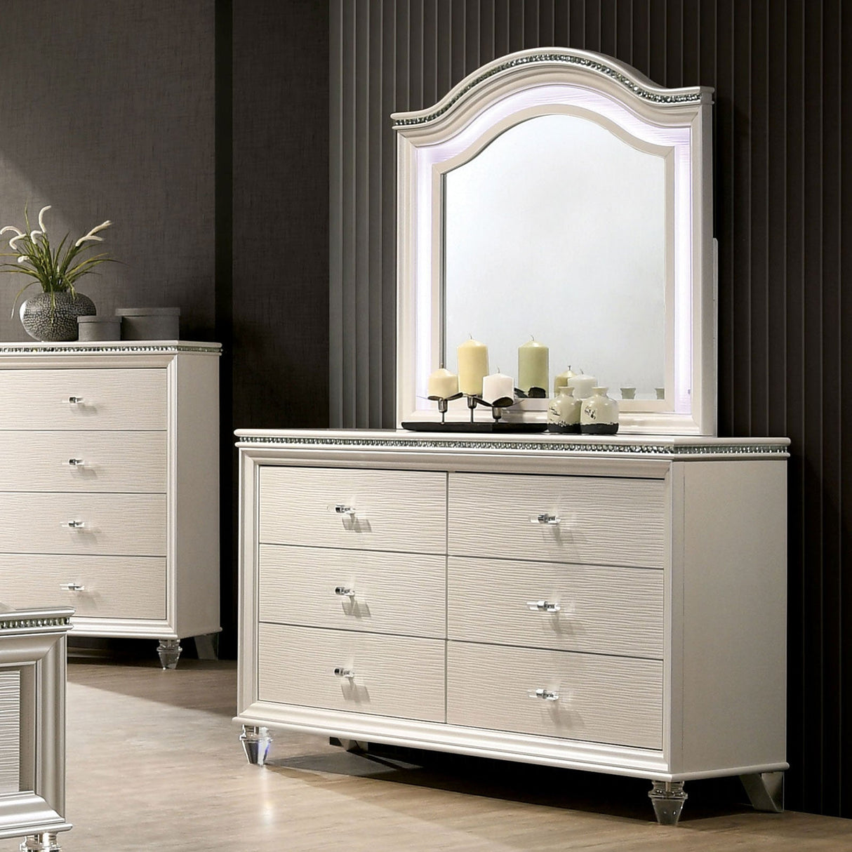 Allie Pearl White Dresser