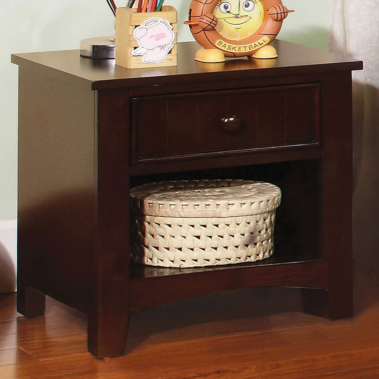 Omnus Dark Walnut Night Stand