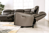 Edmondus Dark Gray Power Sectional