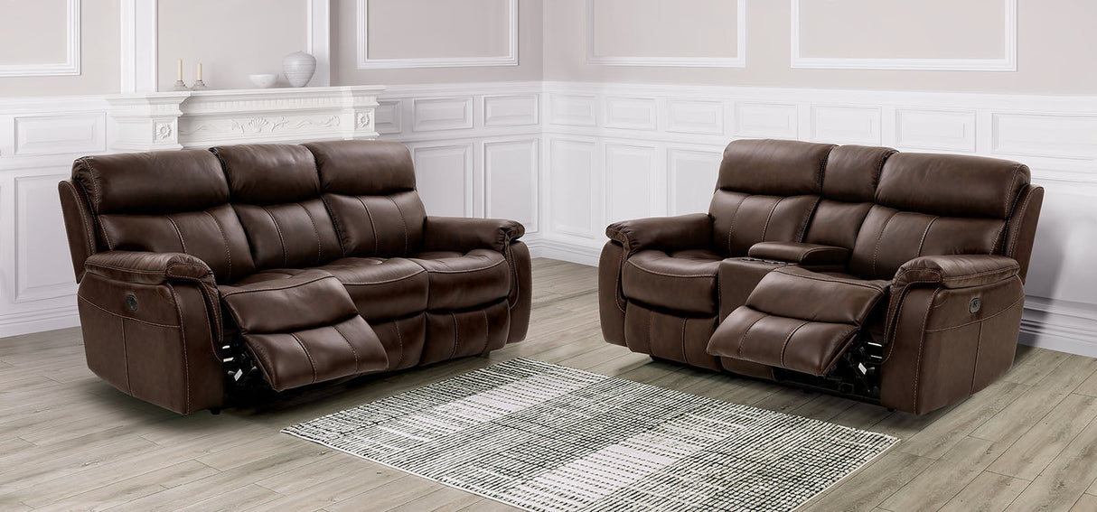 Antenor Brown Power Sofa