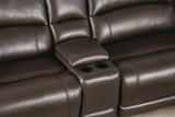 Gasparus Dark Brown Power Sectional