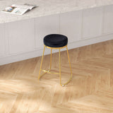 Jane 26" Luxury Upholstered Stool by Ashcroft Imports at Eve Furniture