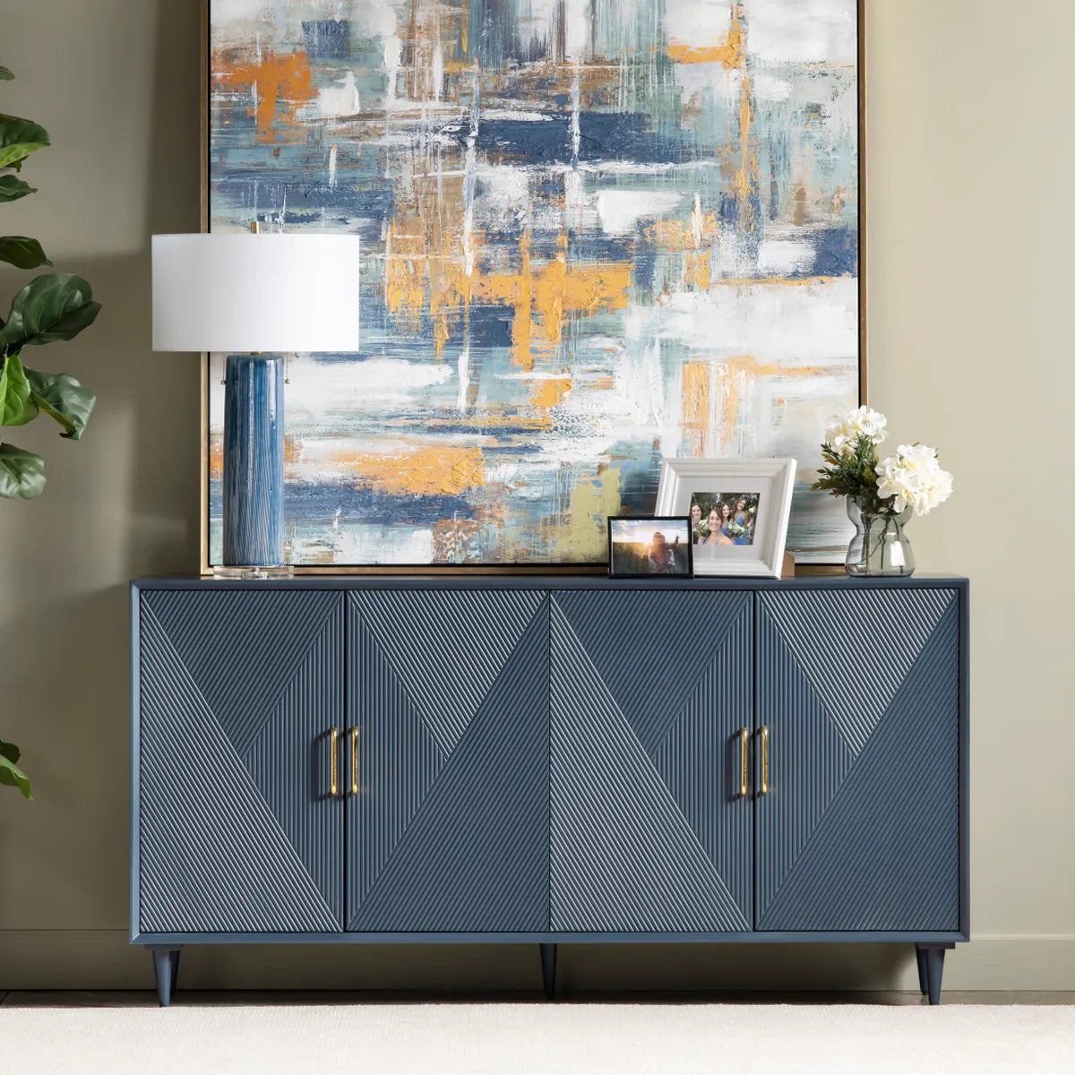 Arvada Navy Sideboard