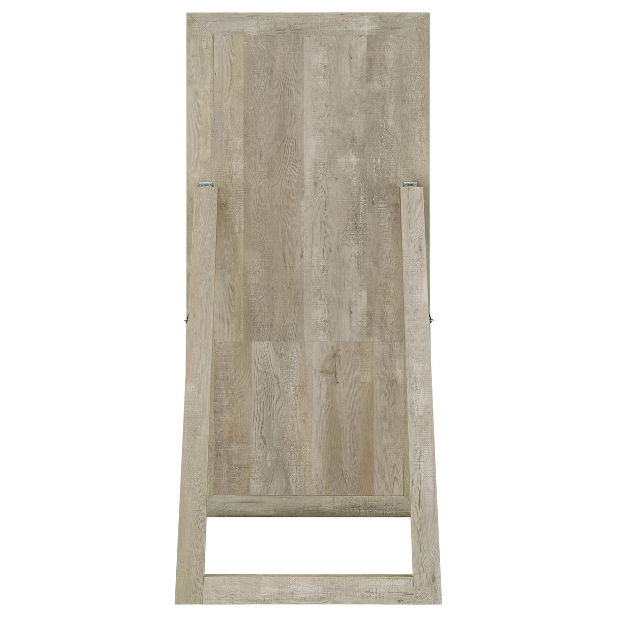 Cadence Gray Tempered Glass Washed Oak Full Length Standing Mirror by Coaster at Eve Furniture